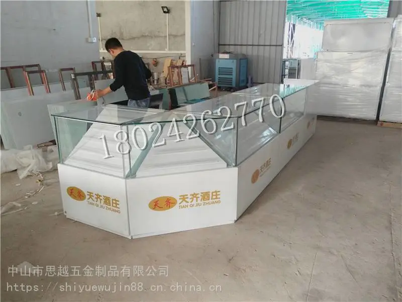 新款烟柜展示柜中国烟草柜收银台口香糖收银台小货架多功能