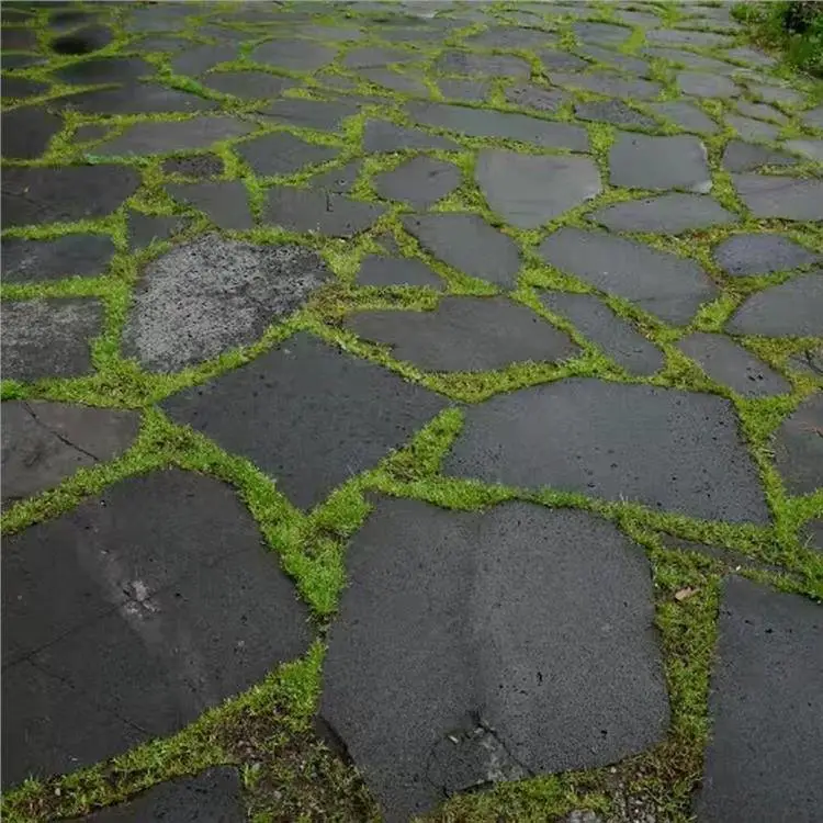 青灰色乱石条文化石 黑色黄色护坡毛边条垒墙石 砌墙石 驳岸石