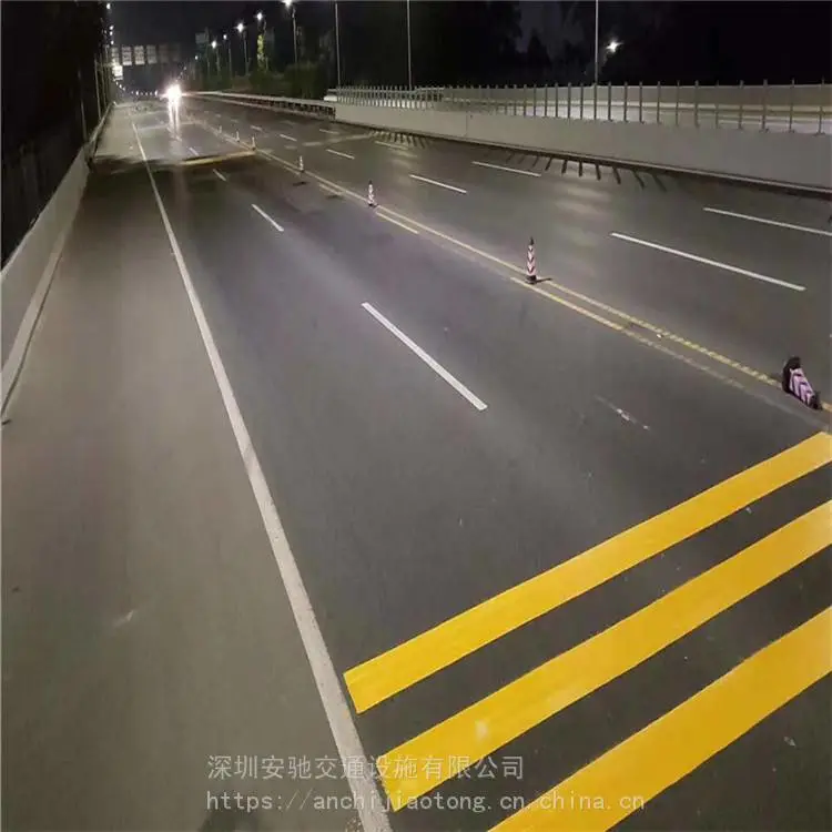 深圳厂房热熔划线 检测站热熔标线施工多年经验