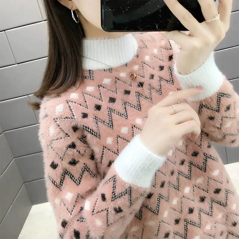 一元地摊货源批发市场中长款慵懒风毛衣女冬3元服装批发