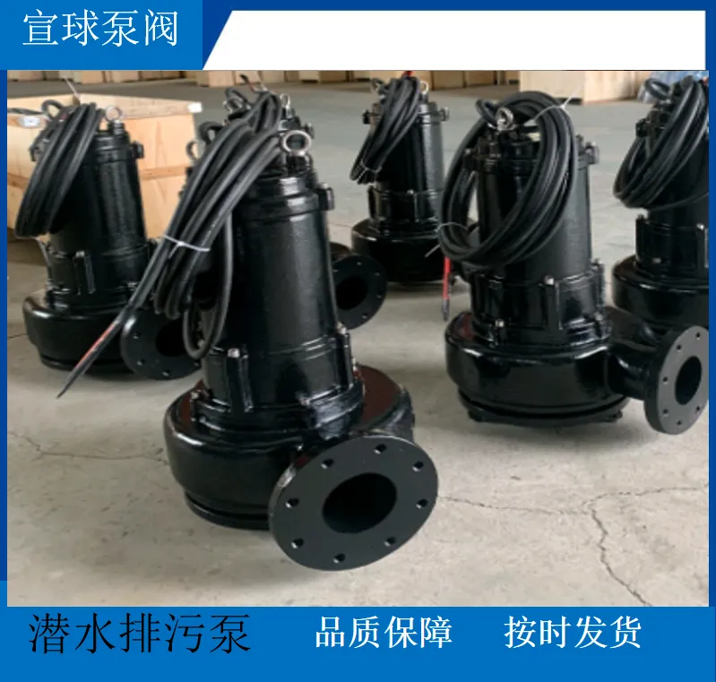 WQ100-100-110 排放含有固体颗粒 纤维或其他杂质污水潜水式排污泵