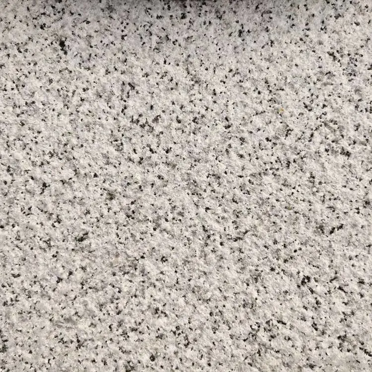 随州芝麻白 花岗岩白麻石荔枝面 白麻石干挂板 经久耐用