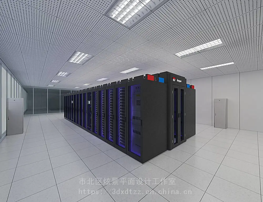 滦南效果图制作彩色平面效果图机房效果图制作