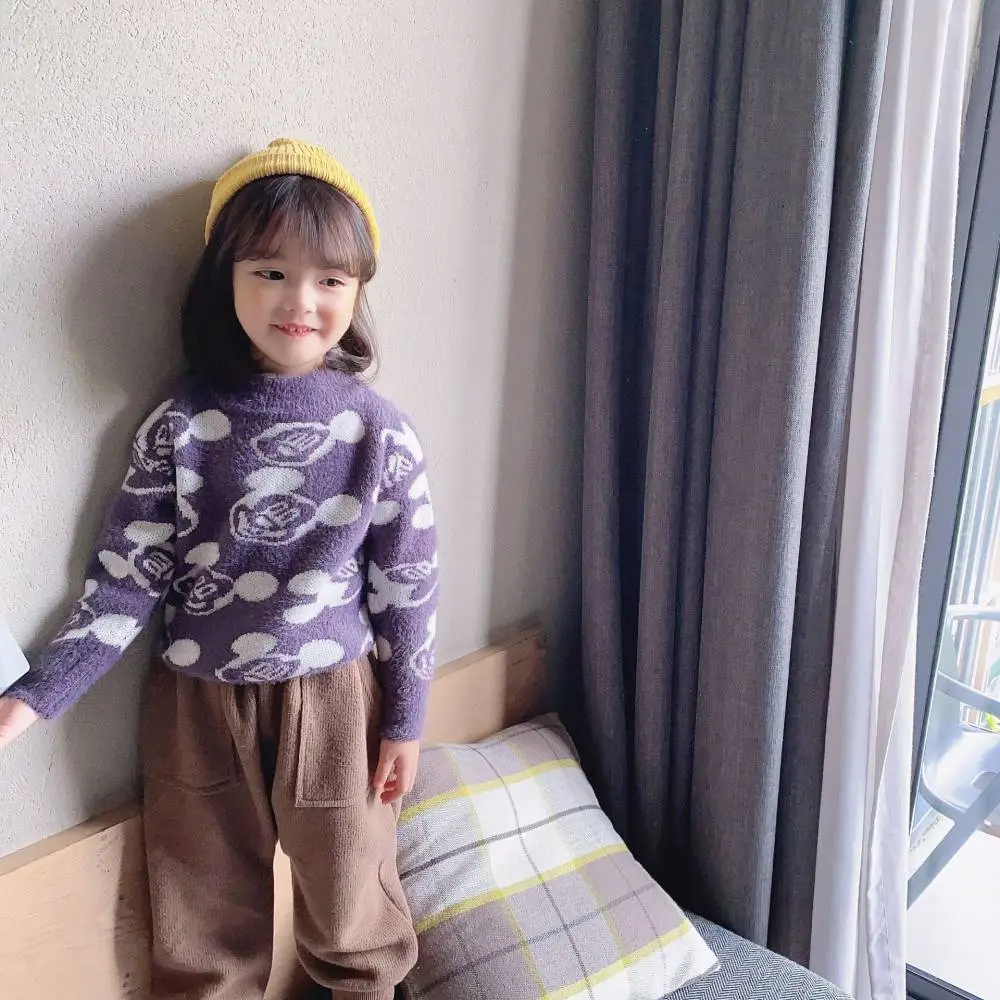 简约童装针织毛衫库存开个卖衣服店进货渠道儿童棉衣外套地摊货源