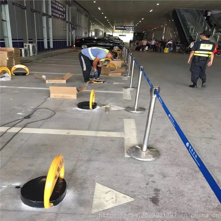 厂家供应汽车停车位地锁 八角型车位锁