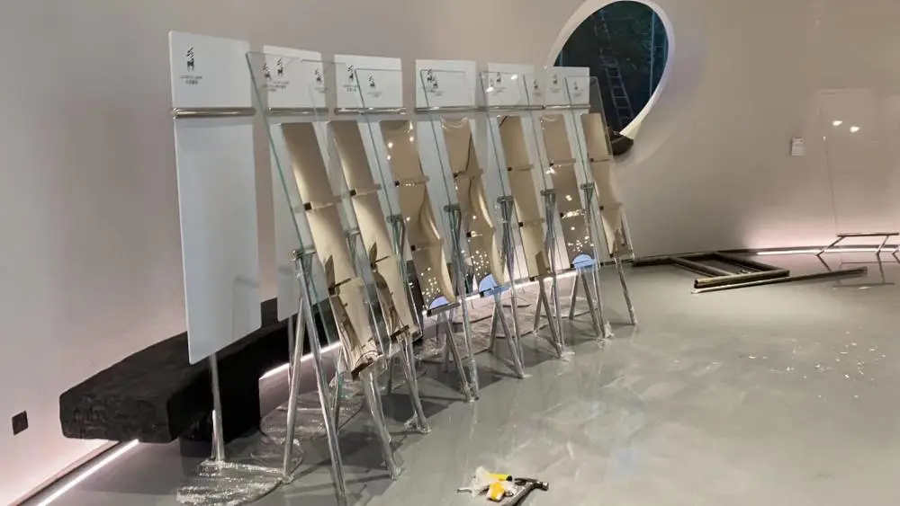 成都定制大型不锈钢雕塑景观设计制作 贵州黔东 新款景区防腐木宣传栏广告牌 【 变量3】