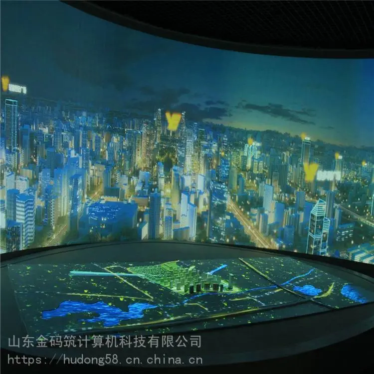 山东省菏泽市 3D虚拟电子沙盘 投影沙盘定制 欢迎咨询 金码筑