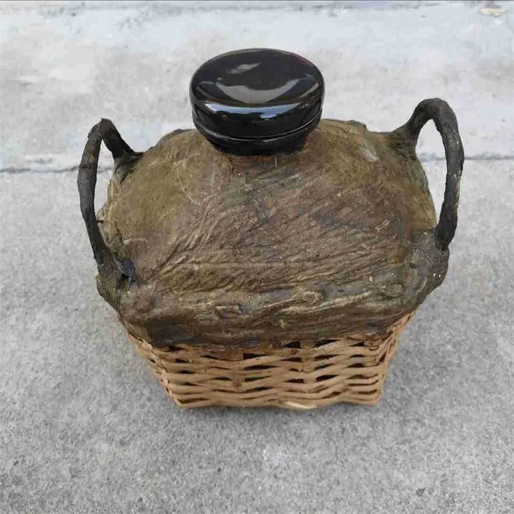 条编酒篓 仿古酒具 5斤手工编酒壶
