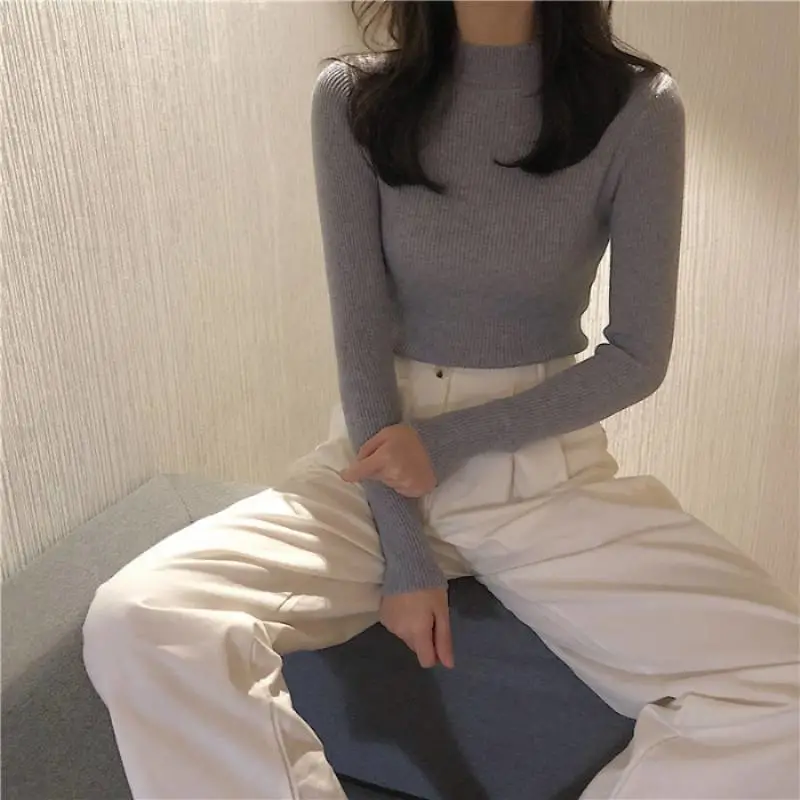 服装5元批发部半高领针织高端打底衫服装品牌尾货批发