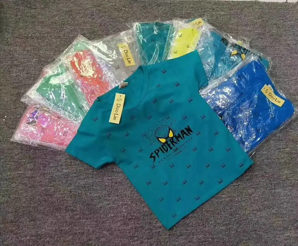 广东佛山服装城女童t恤半袖包邮 小孩子夏装套装半袖摆地摊卖童装15元模式