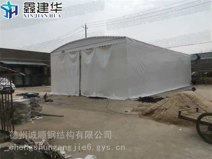阳光停车棚电动雨蓬制造商有哪些仓库大棚仓库大帐篷