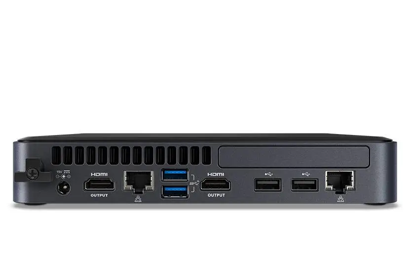 英特尔 计算模块机箱 双网口 HDMI USB 雷电 兼容酷睿CPU8-12代 智能