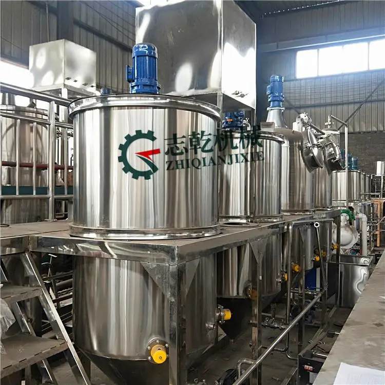 核桃油加工设备 榨油机精炼油设备 精炼油设备好用吗