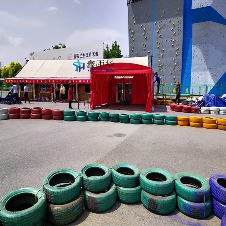 广东惠州钢筋加工棚大型可移动雨棚【防水设计】