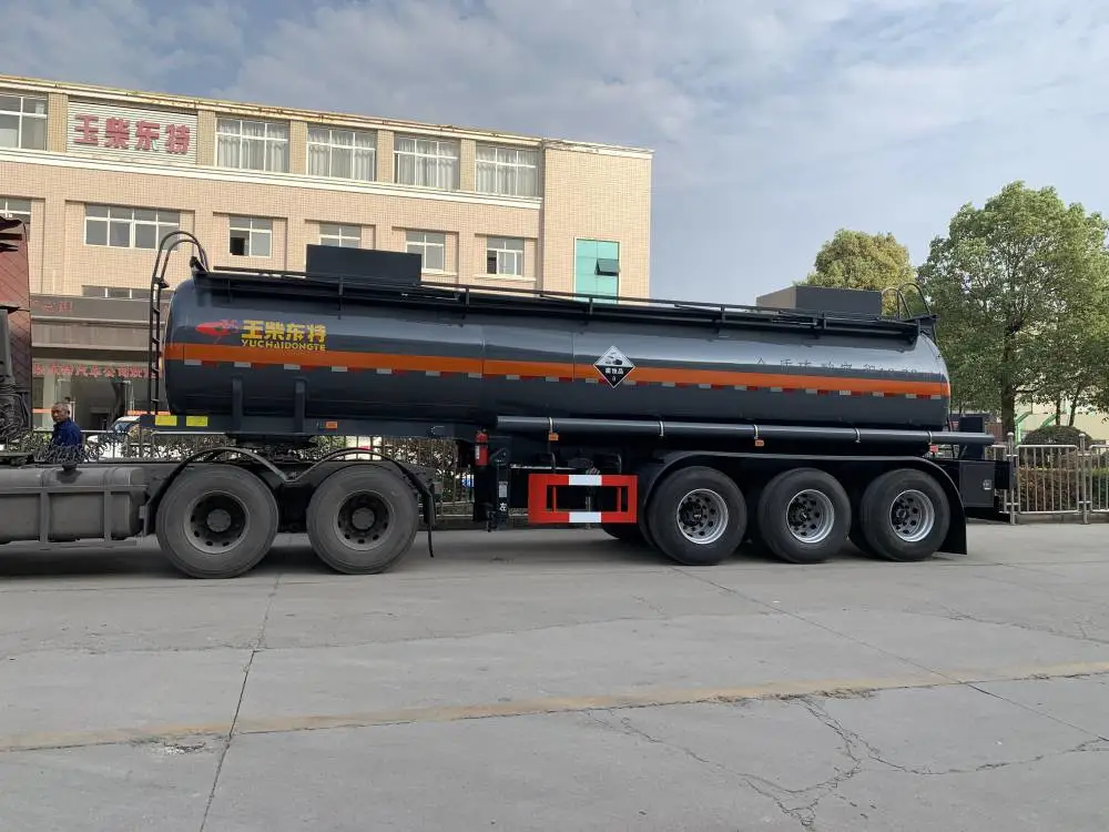 江苏南京东风天龙钢衬塑罐车, 26立方氢氧化钠罐车生产工艺