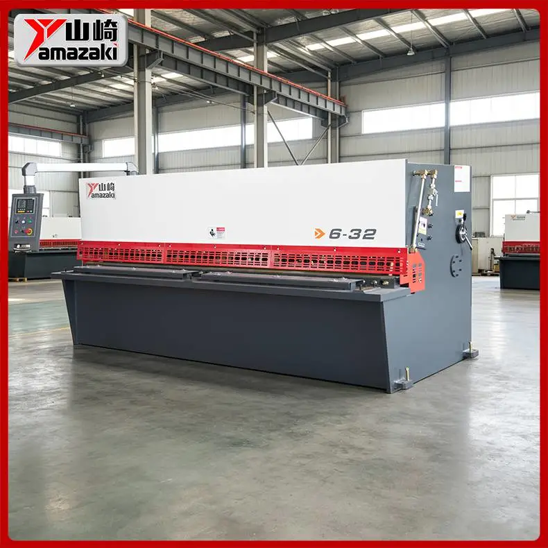 山崎3米数控液压摆式剪板机 QC12K-6x3200 操作简便 剪切性能稳定