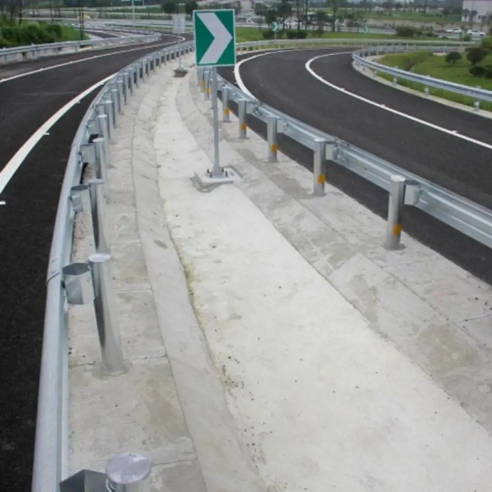 省道环氧锌基波形护栏国标二波龙邦交通设施