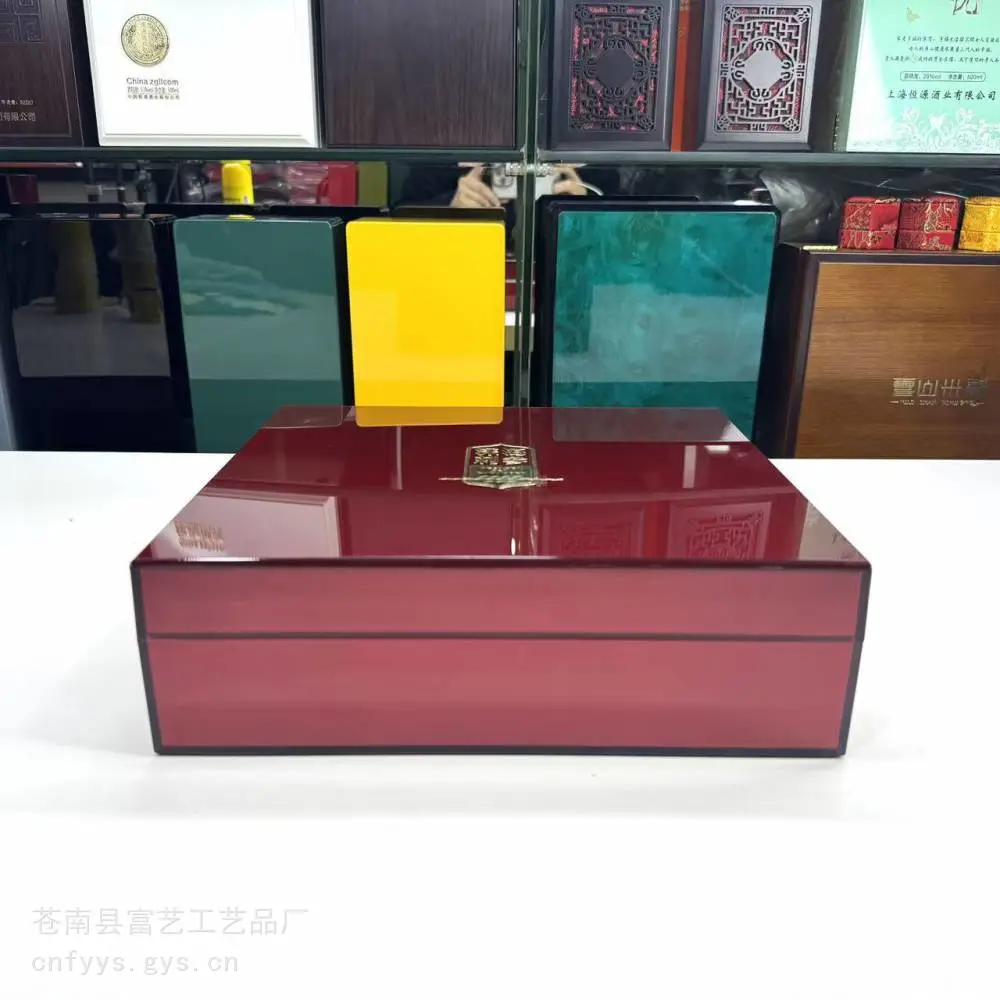 砚台木盒 礼品盒定做 钢琴漆木盒 钢琴烤漆木盒平阳木盒厂