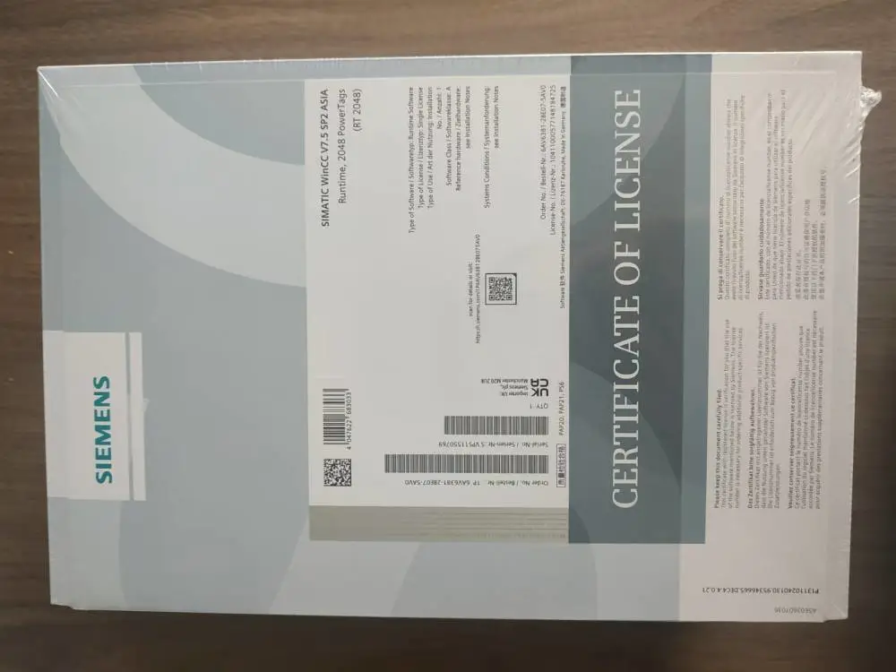 WinCC系统软件V7.5SP2 亚洲版软件6AV6381-2BE07-***V0