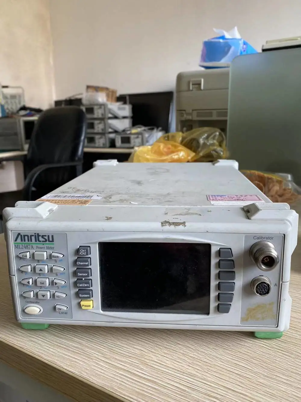 二手日本Anritsu安立ML2487A 射频功率计