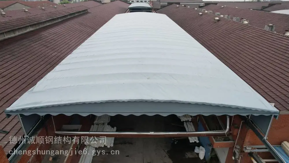 阳光停车棚电动雨蓬制造商有哪些仓库大棚仓库大帐篷
