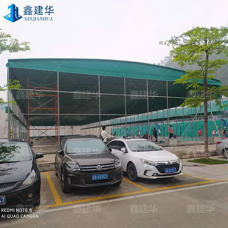 推拉棚活动棚 工业仓库帐篷 棚布湖北金龙 化德