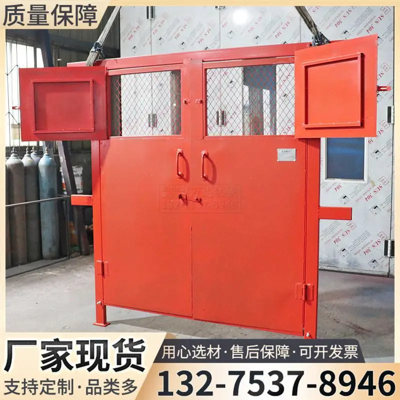 井下弧形防火栅栏门 定制MFHSL变电所栅栏通风两用密闭门防水闸门