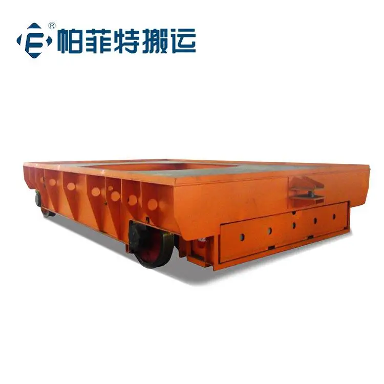 炉治具搬运小车 重载电动转运车 钢轨液压升降车