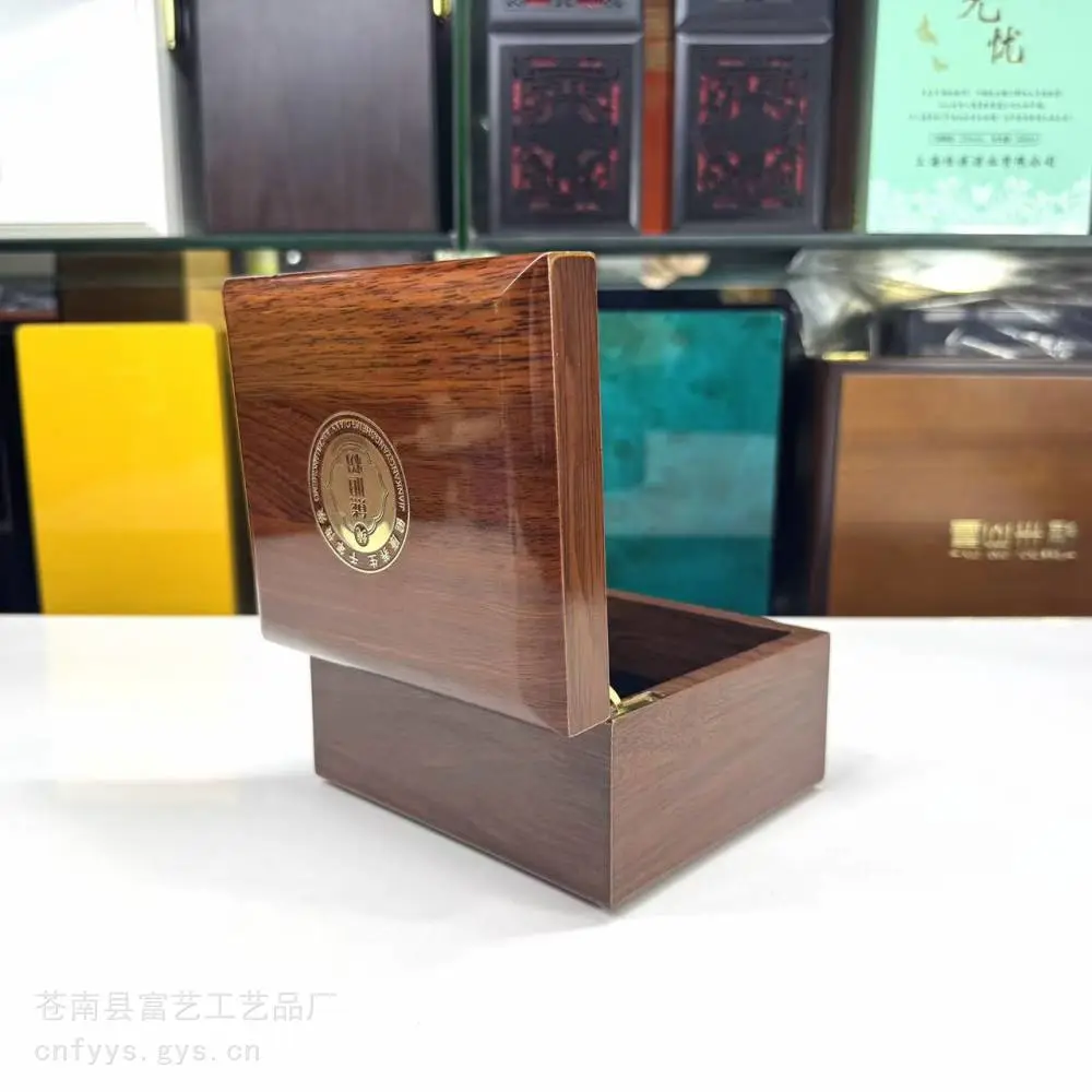 定做木盒厂家 山参木盒包装 酒盒木盒包装 小罐茶木盒富艺木盒厂