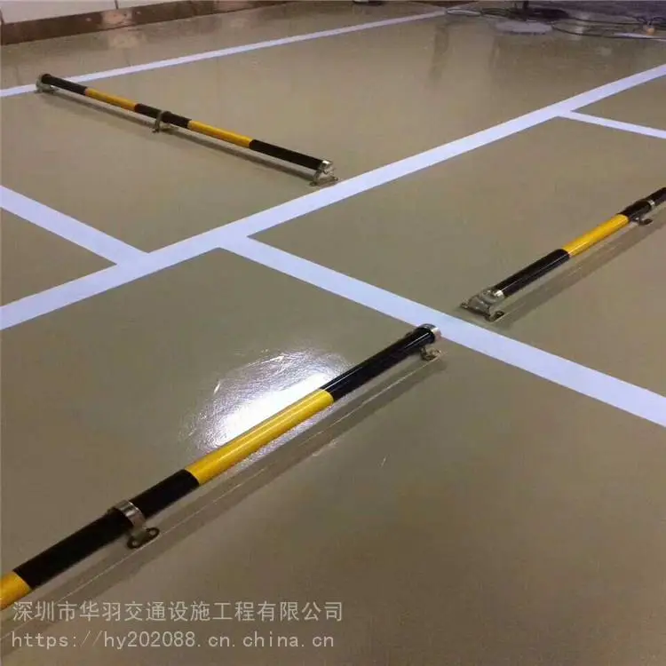 汕尾停车场挡车器 加厚钢管停车杆长期供应 华羽