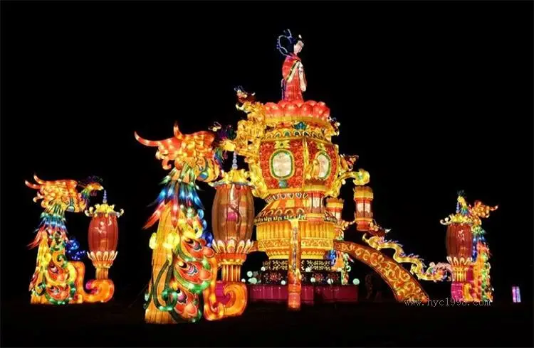 内蒙古彩灯公司 华亦彩 街道街区彩灯源头厂家