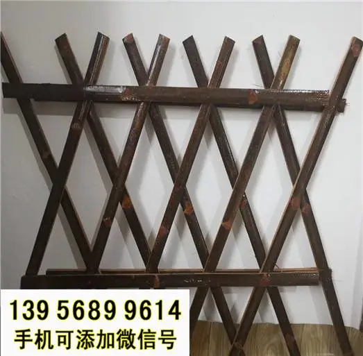 硚口区pvc护栏花草栅栏竹栅栏防腐木栅栏竹篱笆