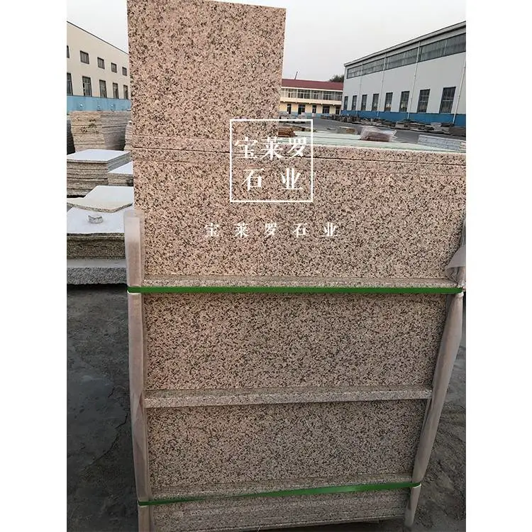 北京建筑选材 红色系石材--山东莱州樱花红 石材中自带红色基因
