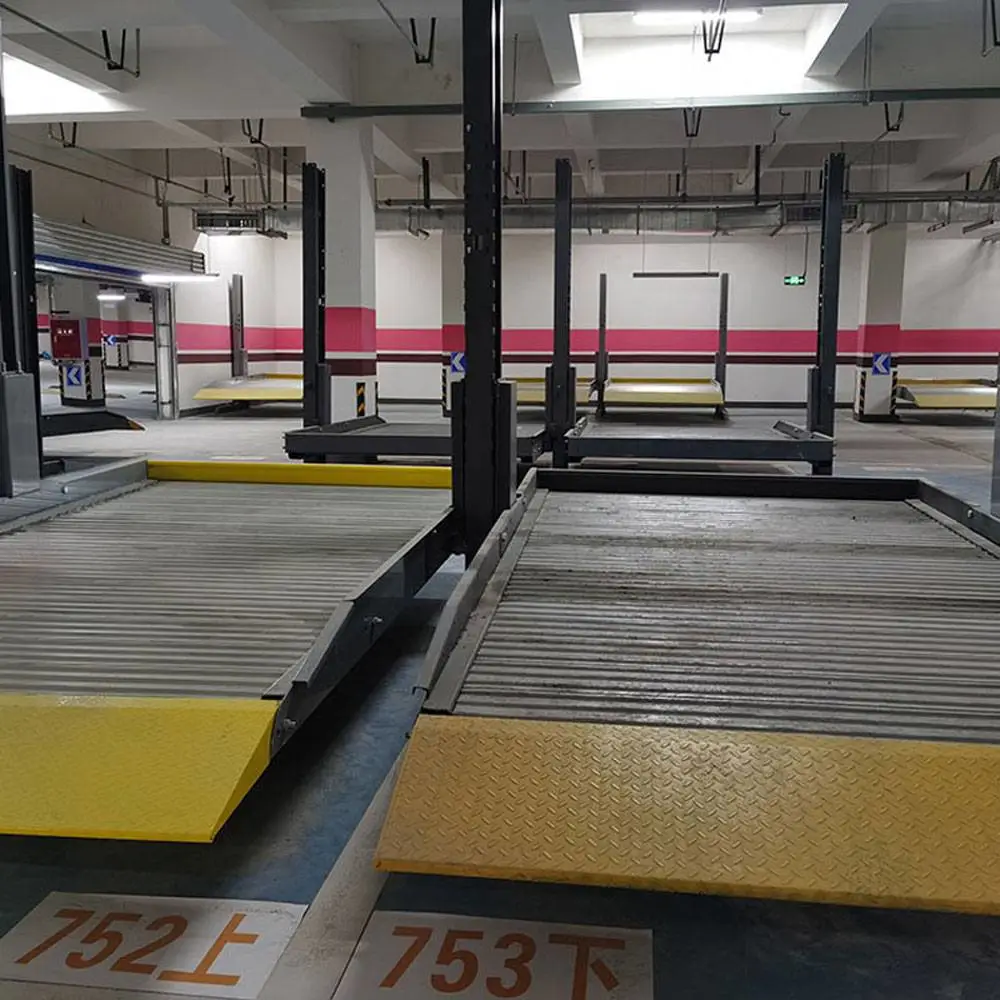 大理州云龙停车设备租赁 停车场汽车举升机 家用机械式立体停车设备租赁 莱贝移动式机械式停车库租用