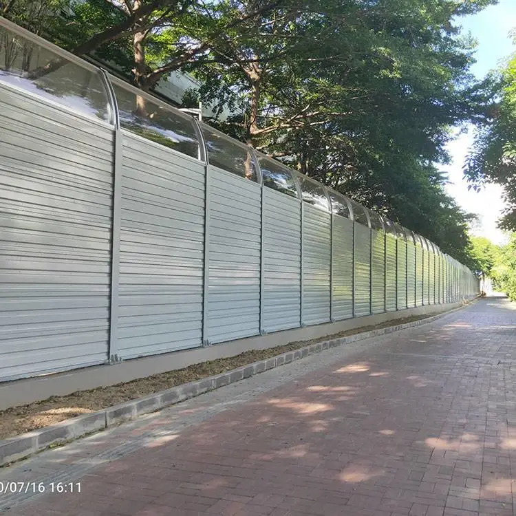 咸宁桥梁声屏障公路阻音板降低噪音庞景实业
