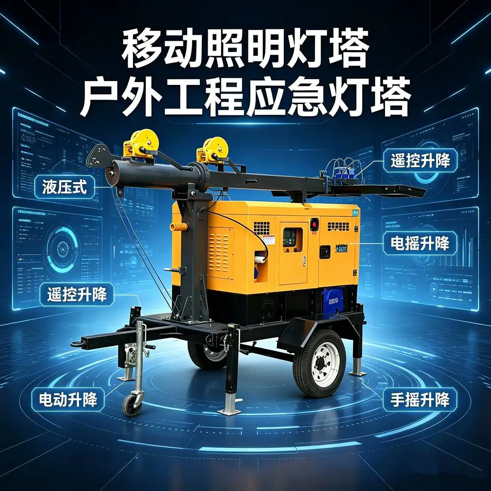 海南大泽动力柴油照明灯塔厂家