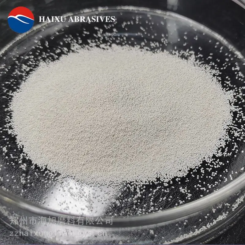 不锈钢钛合金喷砂喷丸用B40陶瓷砂喷丸陶瓷球锆砂0.25-0.425mm