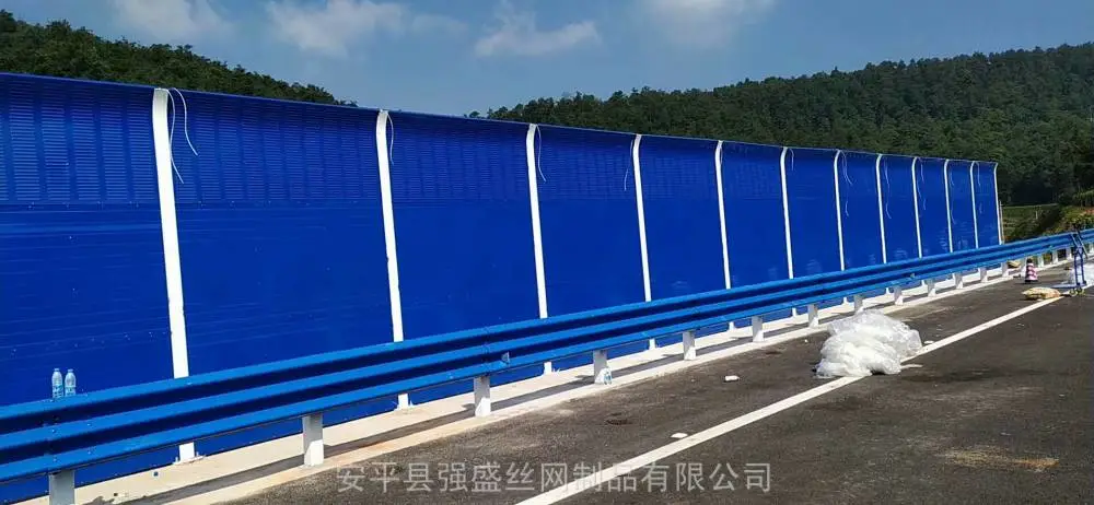 耐候镀锌板高速路降噪声屏障价格