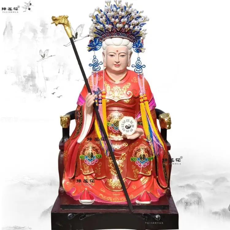 老母娘娘佛像 寺庙***雕像观音娘娘佛像 王母娘娘佛像