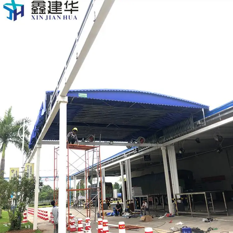 蚌埠怀远大型电动雨棚广场雨棚哪家好