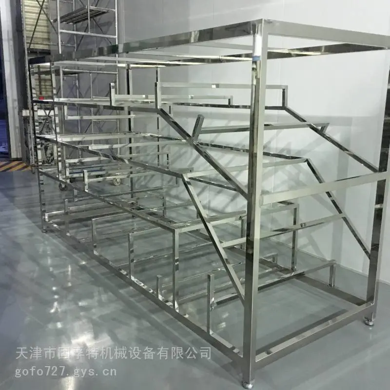 天津304不锈钢多层置物架无菌实验室落地收纳货架