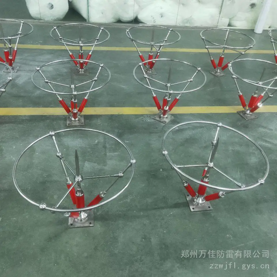 10KV可控放电避雷针 35KV高压输电线塔接闪器 变电站限流型避雷针