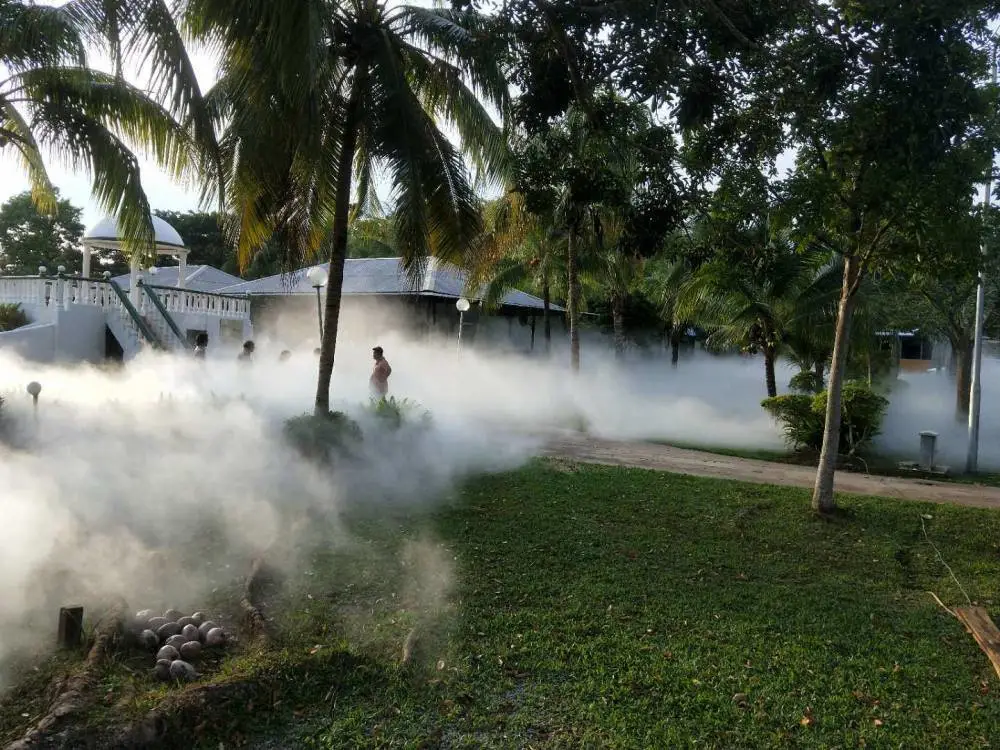景区人造雾仙境水雾造景系统专业施工安装服务