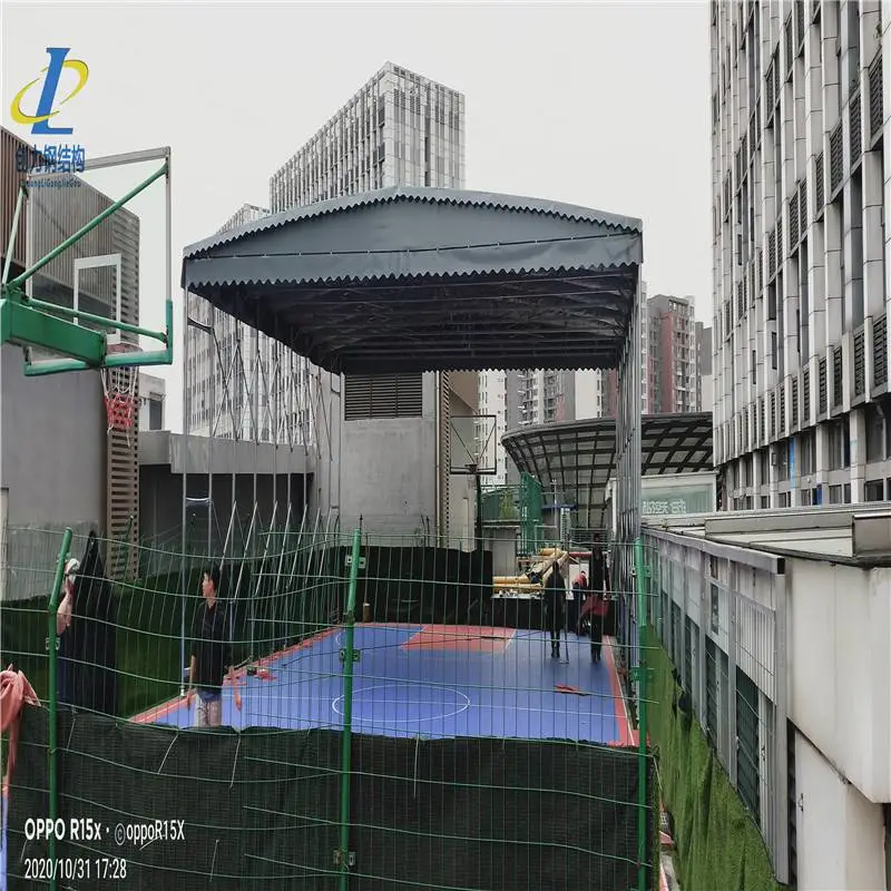 邢台新河活动雨棚 移动伸缩篷 推拉蓬生产厂家