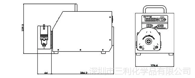 WT300S外观尺寸