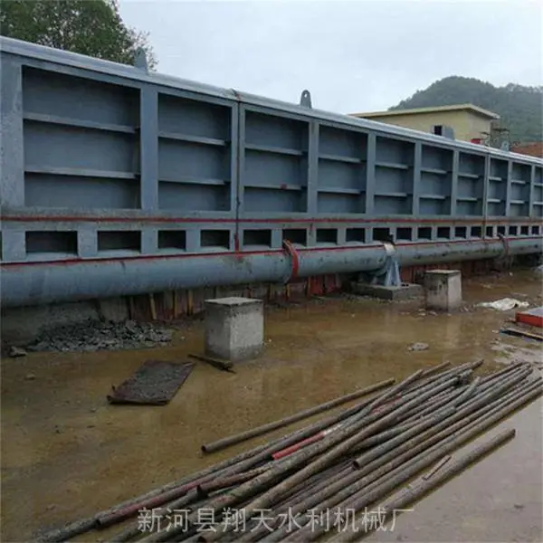 水利合页坝 液压卧倒坝闸 液压钢坝闸门按需要定制