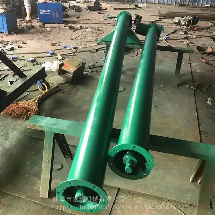 丽水粉体连续提升机输送机水平U型螺旋传送机