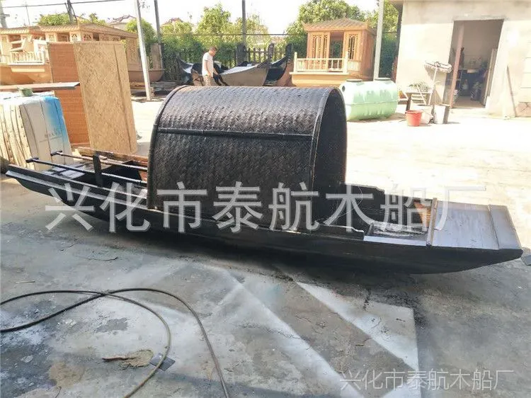 4米乌篷船 仿古色10