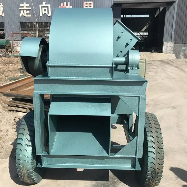 柴油移动式木材粉碎机 市政绿化园林小型树枝机 汽油款刨花机动力大