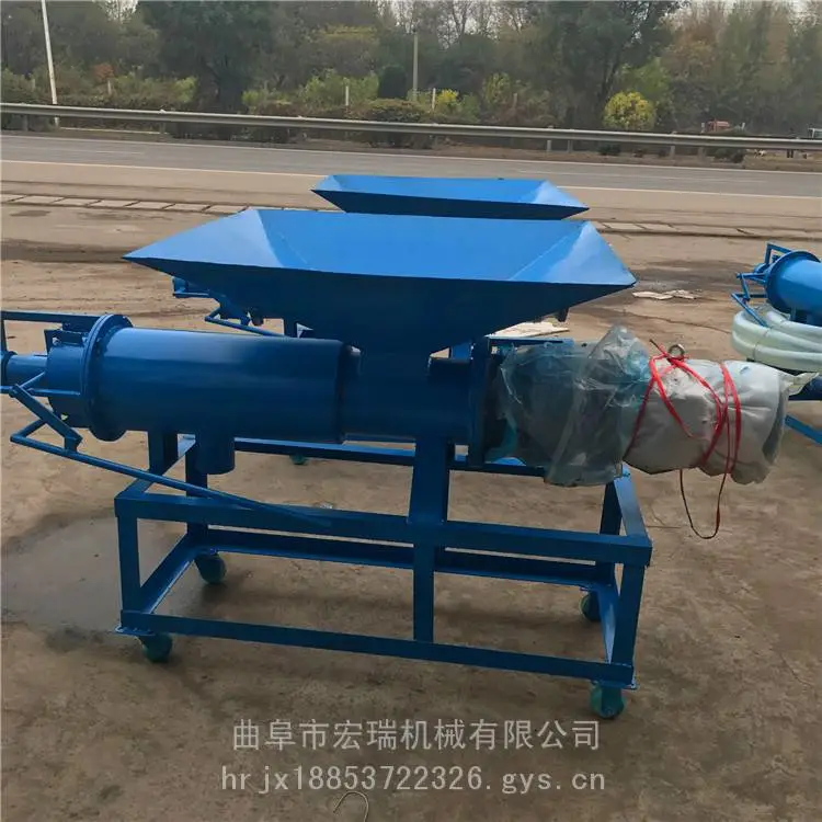 粪便分离脱水机斜筛干湿分离机粪便干湿分离机